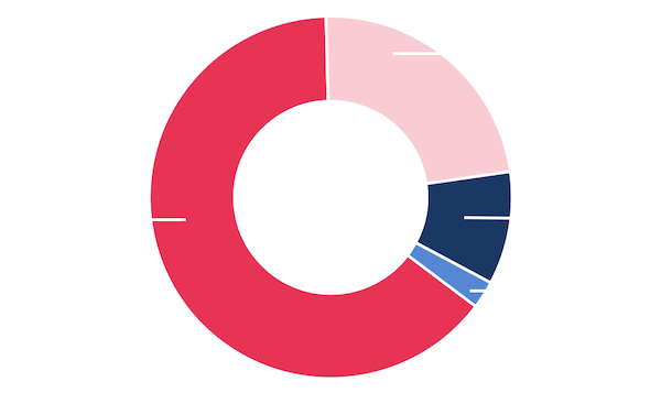 Donut Graph with Purpose of Visit